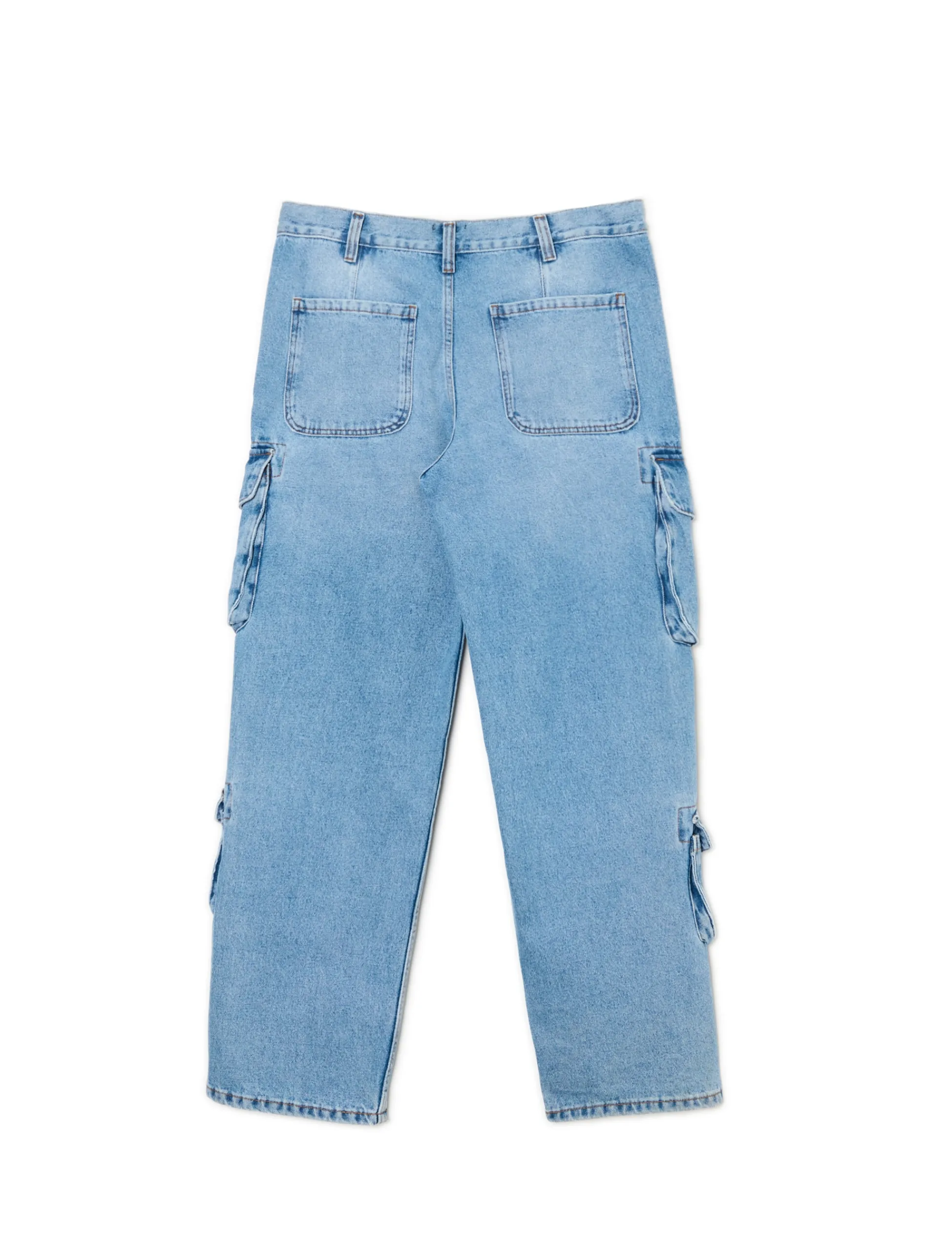 Cropp Jeansy|Baggy*e jeansy baggy z kieszeniami cargo