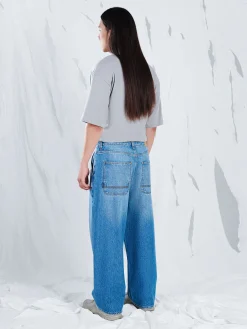 Cropp Jeansy*e jeansy skater z efektem sprania