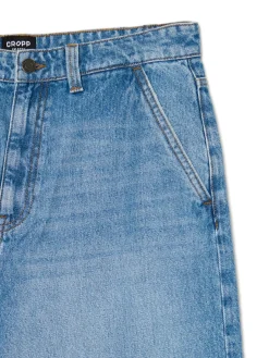 Cropp Jeansy*e jeansy skater z efektem sprania