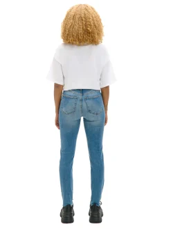 Cropp Jeansy*e jeansy skinny z przetarciami