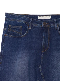 Cropp Jeansy*Niebieskie jeansy slim