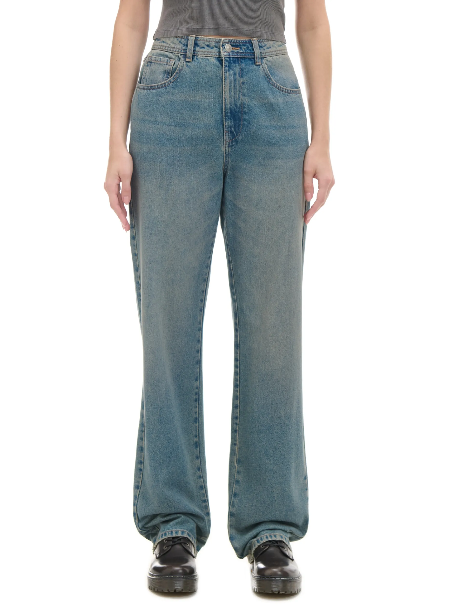 Cropp Jeansy*e jeansy straight TALL