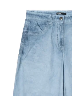 Cropp Spodnie*Niebieskie spodnie z kieszeniami cargo