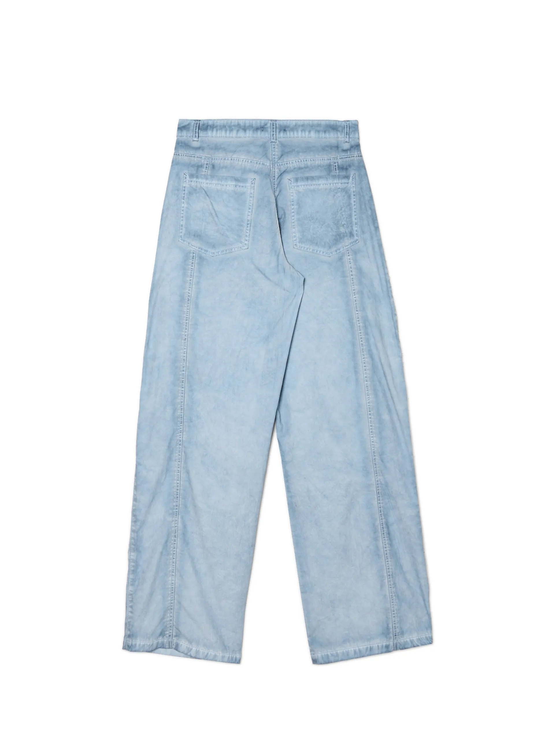 Cropp Spodnie*Niebieskie spodnie z kieszeniami cargo