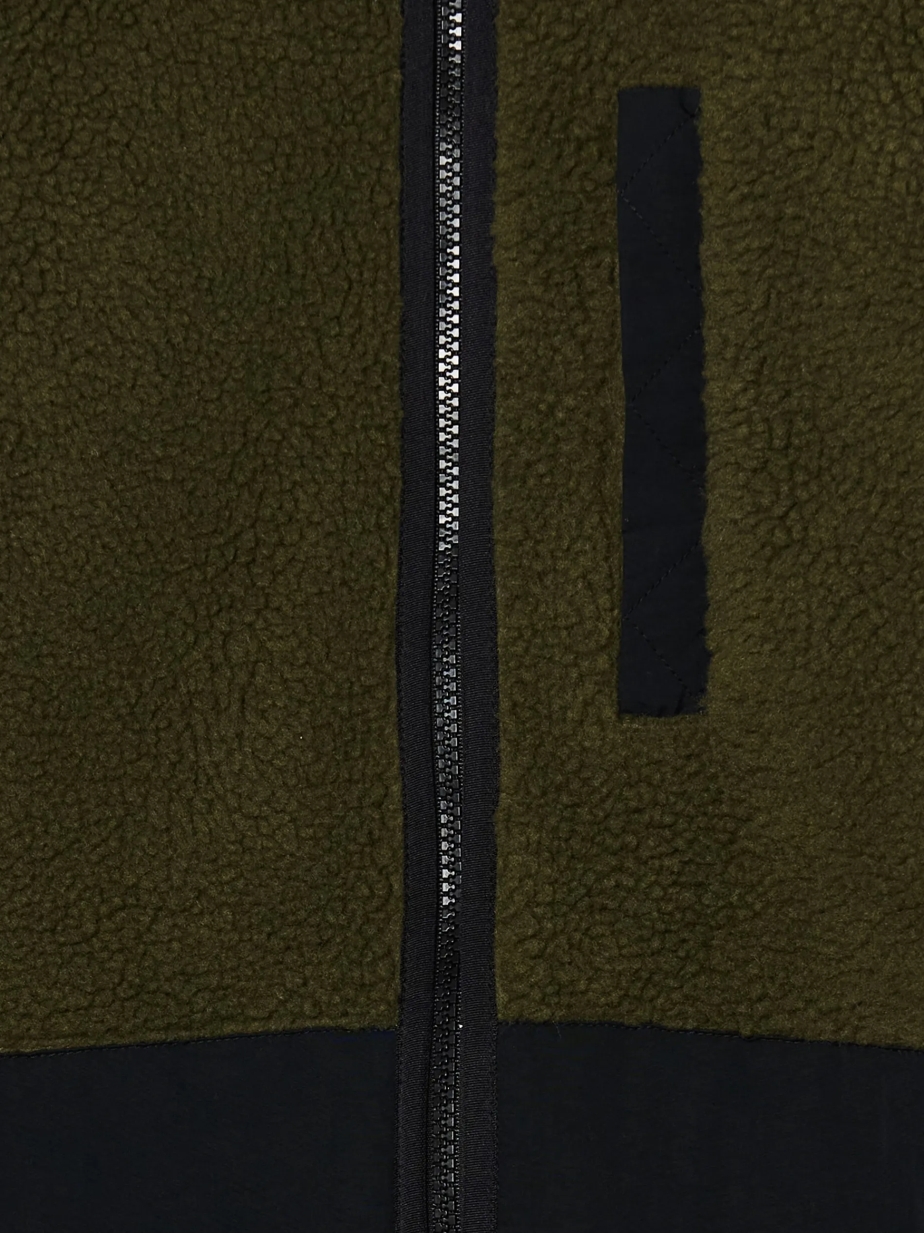 Cropp Bluzy*Oliwkowa bluza sherpa