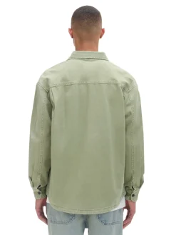 Cropp Denim|Koszule*Oliwkowa koszula z kieszeniami