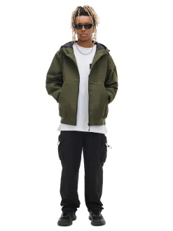 Cropp Kurtki, Płaszcze*Oliwkowa kurtka z kapturem