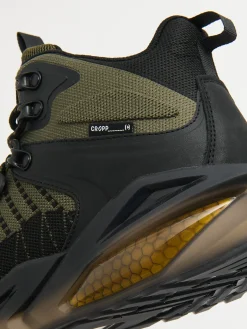 Cropp Sneakersy*Oliwkowe sneakersy za kostkę