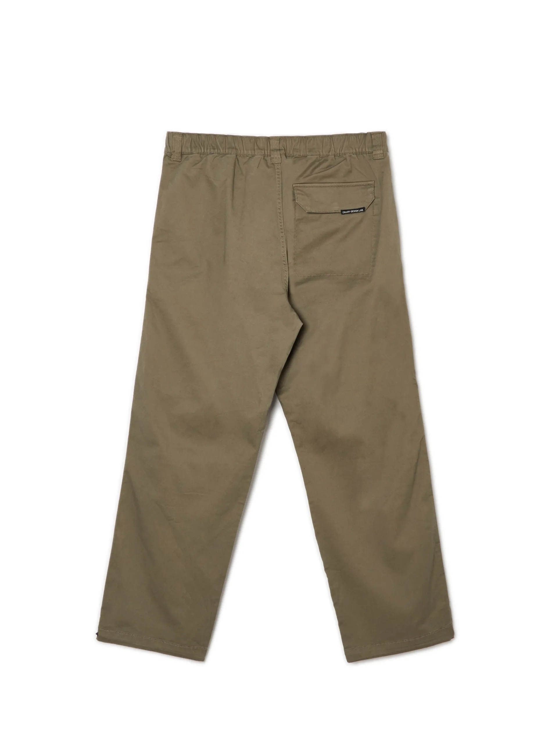 Cropp Spodnie*Oliwkowe spodnie parachute z paskiem