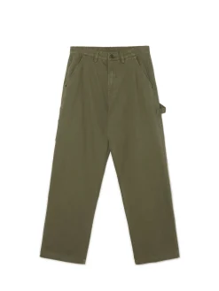 Cropp Baggy|Spodnie*Oliwkowe spodnie wide leg