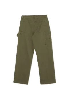 Cropp Baggy|Spodnie*Oliwkowe spodnie wide leg