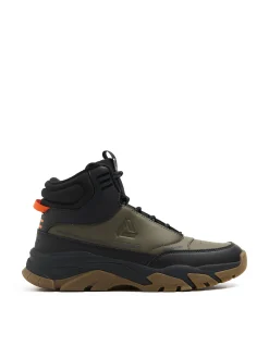 Cropp Sneakersy|Za Kostkę*Oliwkowe wysokie sneakersy na zimę