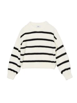 Cropp Swetry*Pasiasty sweter z szerokim rękawem