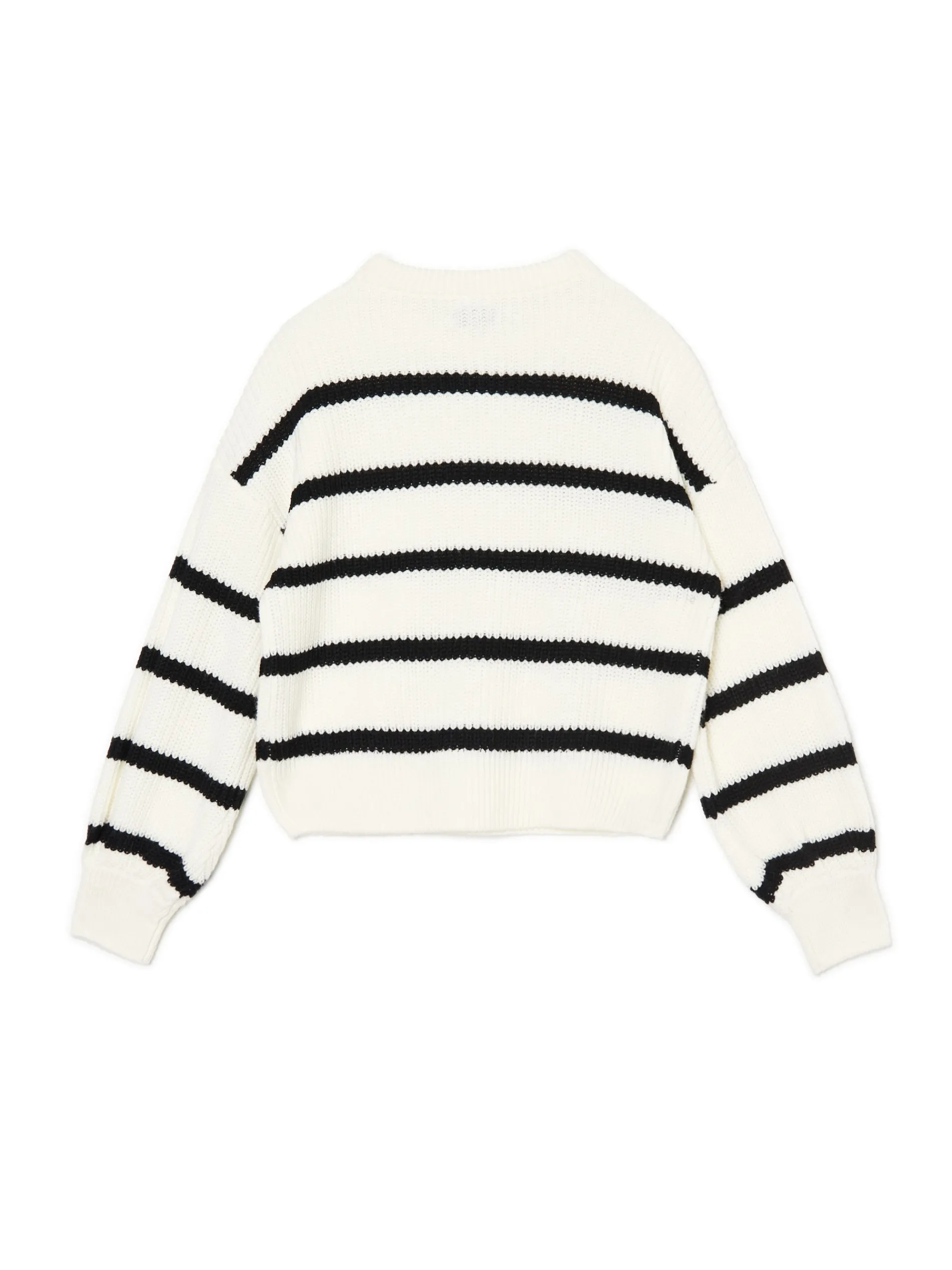 Cropp Swetry*Pasiasty sweter z szerokim rękawem