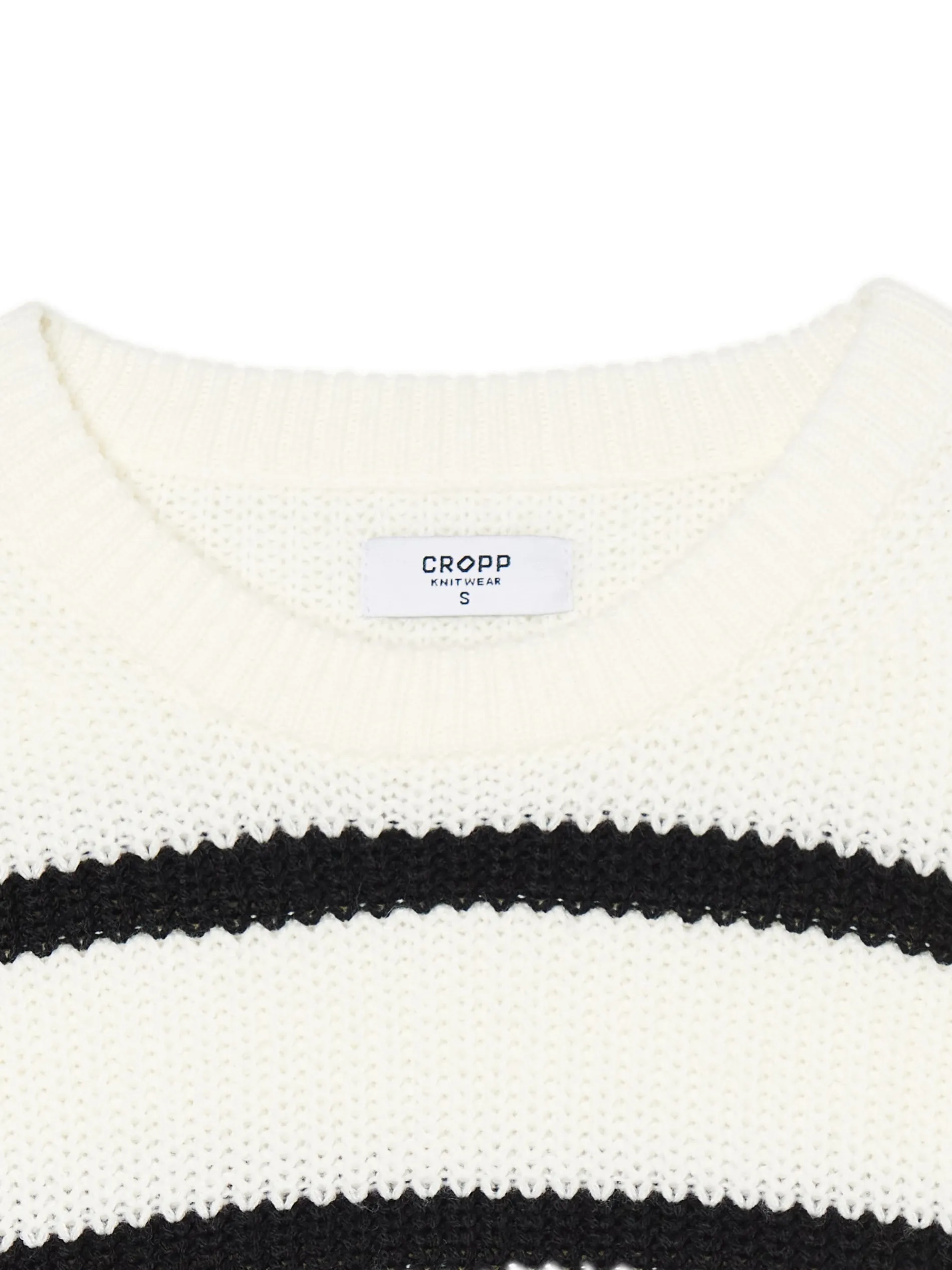 Cropp Swetry*Pasiasty sweter z szerokim rękawem