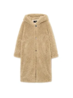 Cropp Kożuszki, Futerka|Kurtki, Płaszcze*Płaszcz ze sztucznego baranka