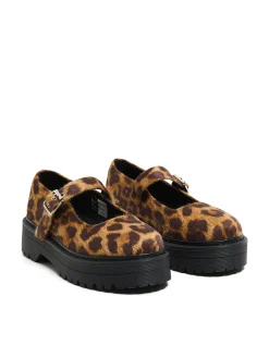 Cropp Półbuty*Półbuty Mary Jane w panterkę