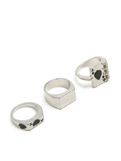 Cropp Biżuteria*Pierścionki z karcianym motywem