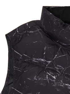 Cropp Kurtki, Płaszcze*Pikowana kamizelka z nadrukiem