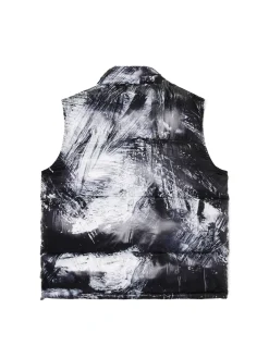 Cropp Kurtki, Płaszcze*Pikowana kamizelka z nadrukiem