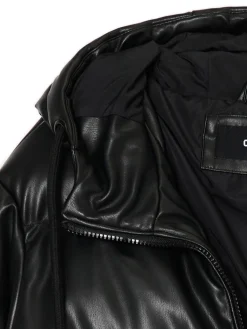 Cropp Kurtki, Płaszcze*Pikowany płaszcz ze sztucznej skóry