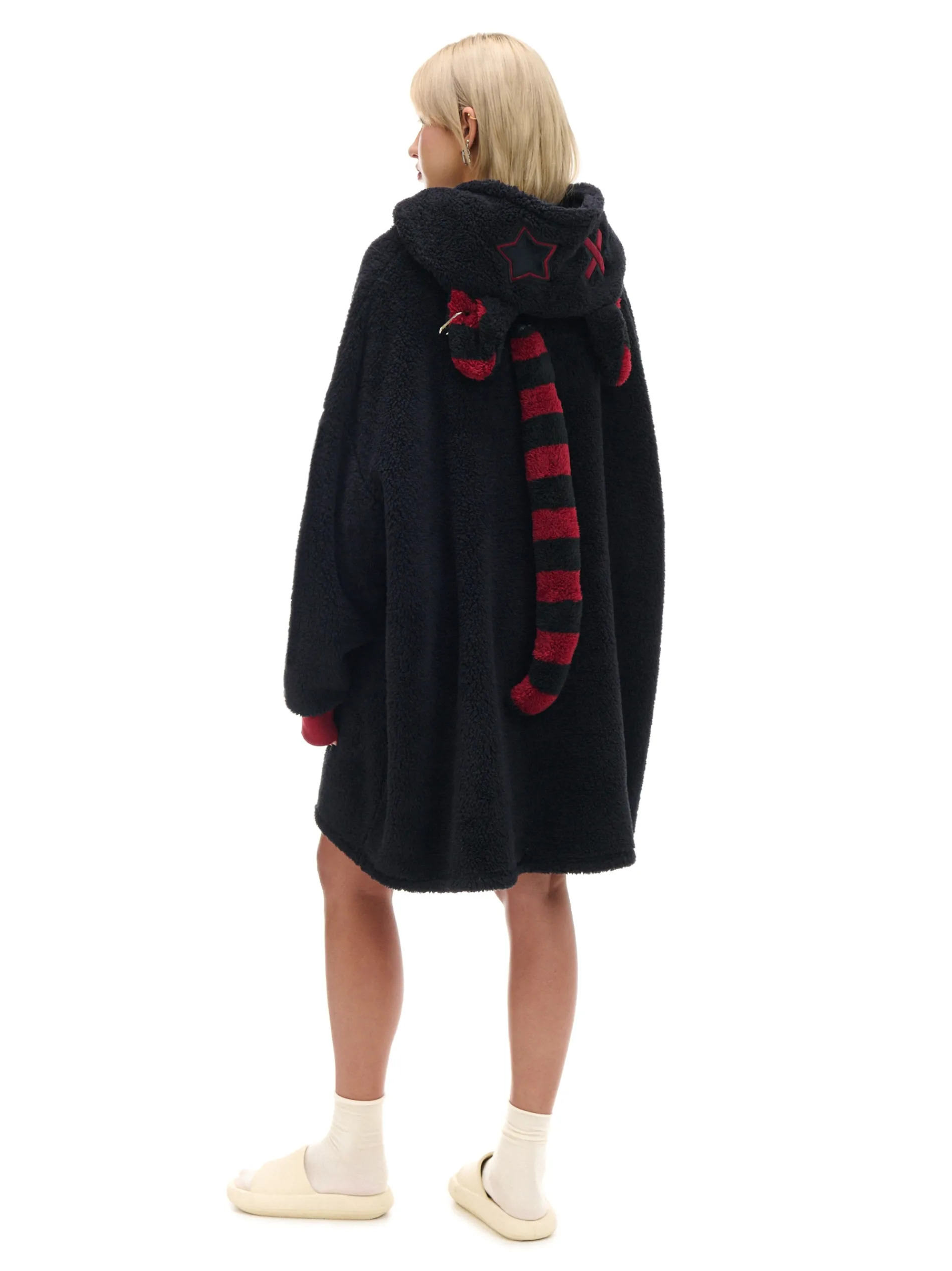 Cropp Cozy|Cozy*Pluszowa bluza snuddie z kotem