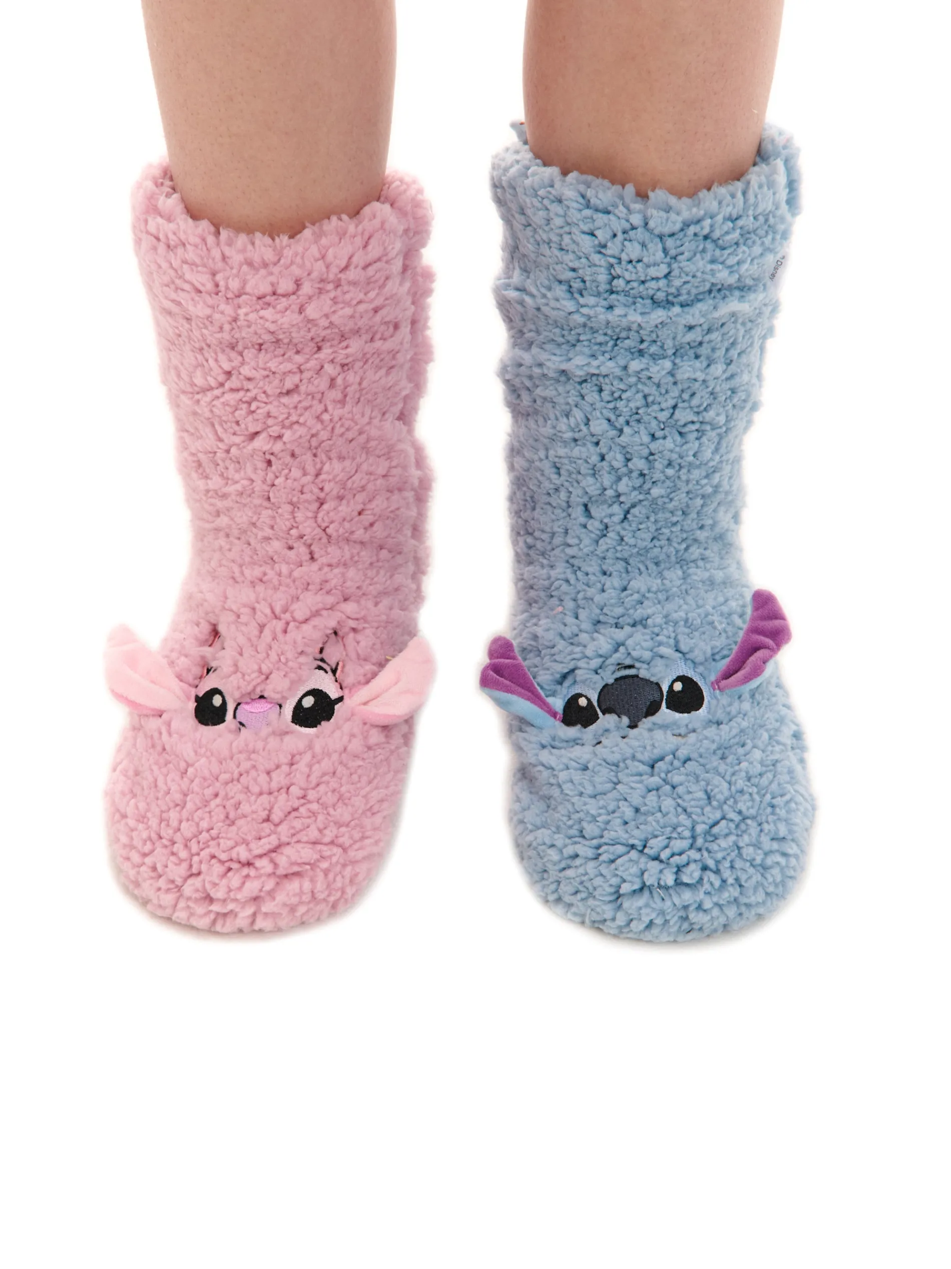 Cropp Cozy|Skarpety, Rajstopy*Pluszowe skarpetki Stitch i Andzia