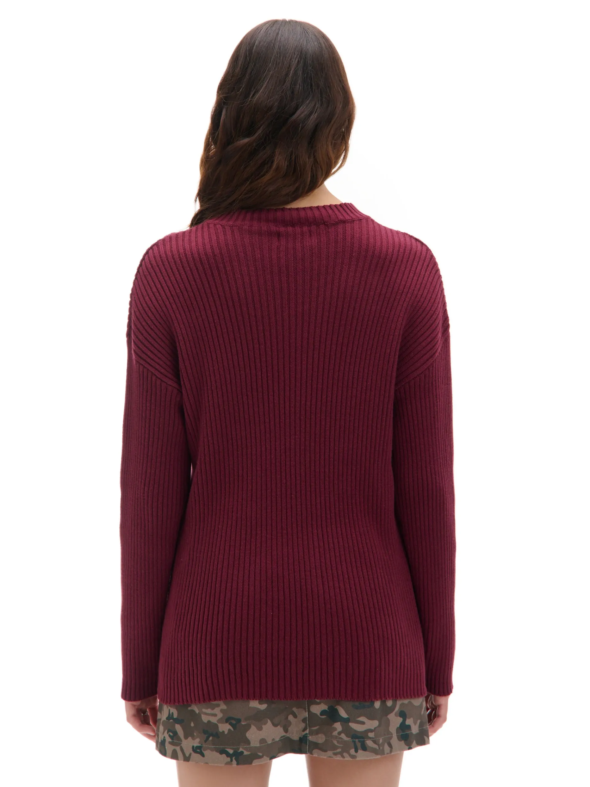 Cropp Swetry*Prążkowany sweter oversize