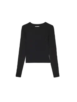 Cropp Swetry*Prążkowany sweter z wycięciami na rękawach