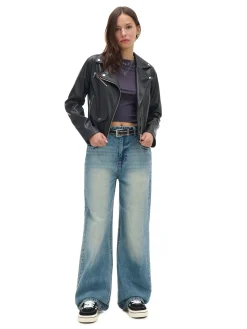 Cropp Jeansy*Retro jeansy wide leg