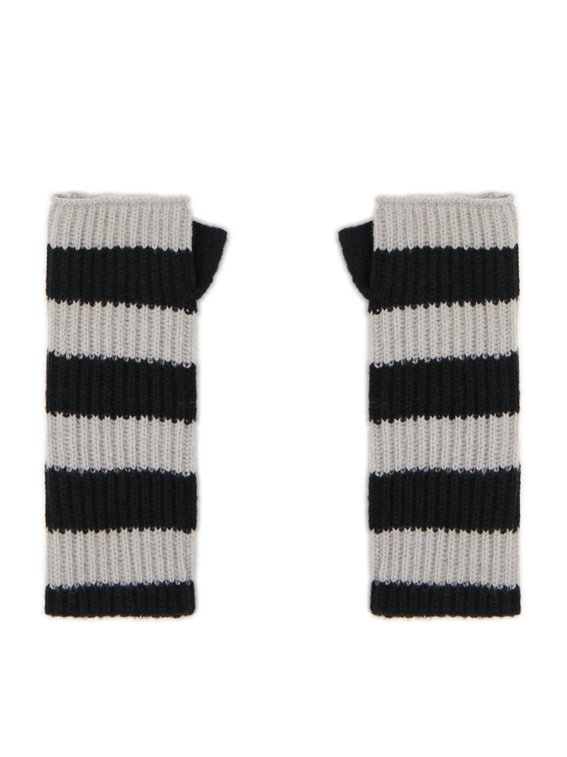 Cropp Rękawiczki*Rękawiczki mitenki w szare paski