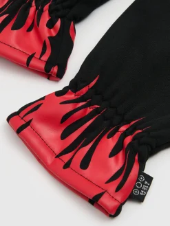 Cropp Rękawiczki*Rękawiczki z nadrukiem płomieni
