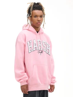 Cropp Bluzy|Unisex*Różowa bluza z aplikacją UNISEX