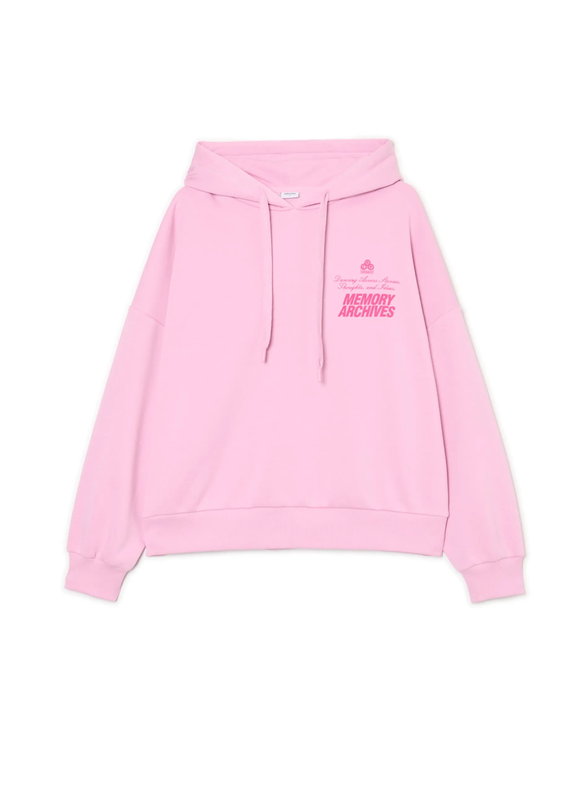 Cropp Bluzy*Różowa bluza z napisami