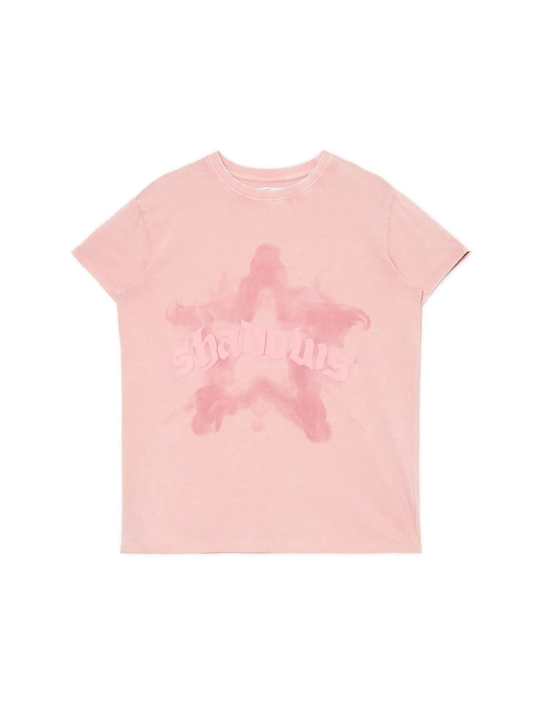 Cropp Koszulki, Topy*Różowa koszulka z nadrukiem