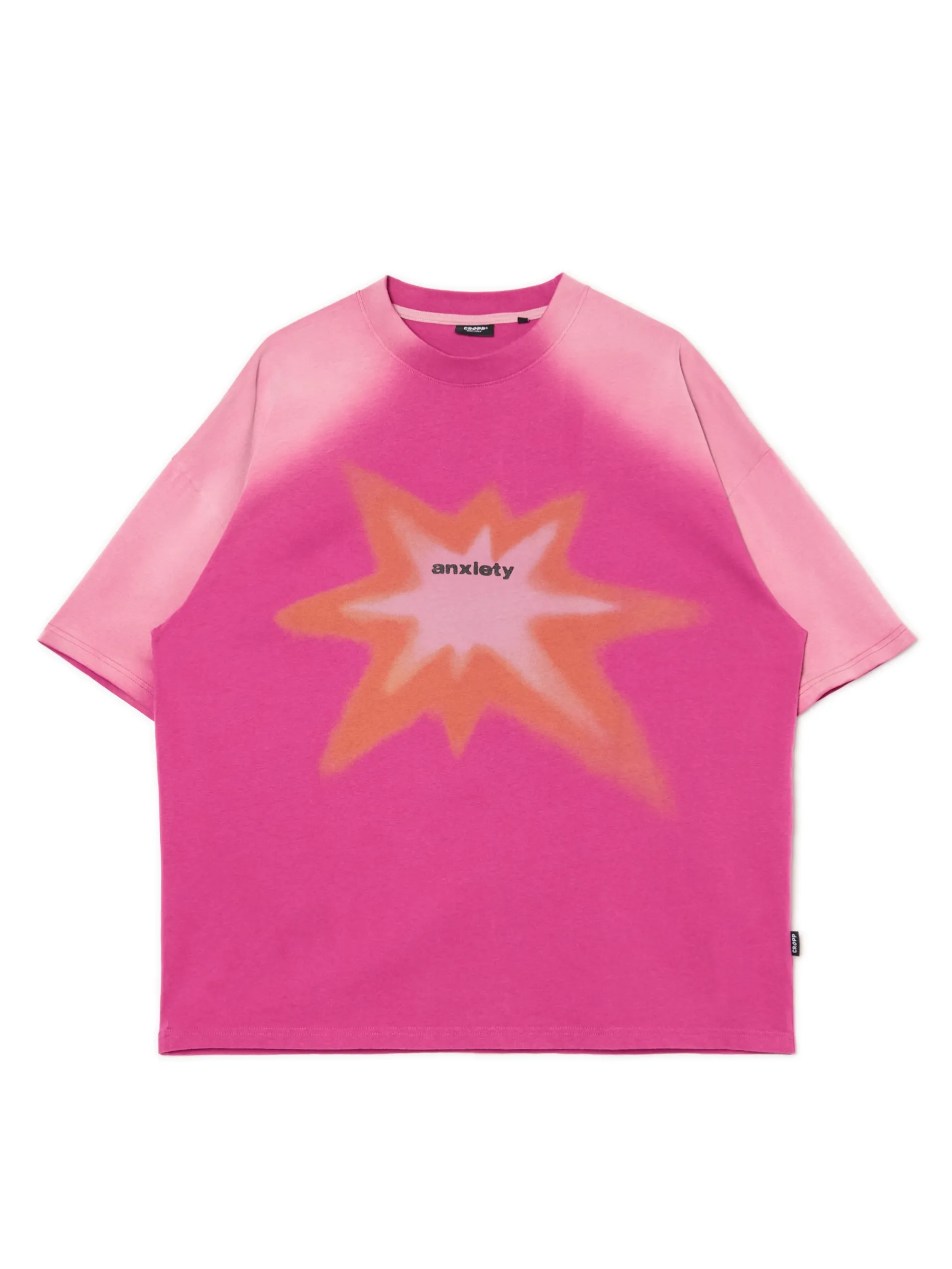 Cropp Koszulki*Różowa koszulka z nadrukiem