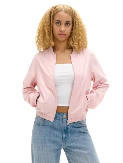 Cropp Kurtki, Płaszcze*Różowa kurtka bomberka