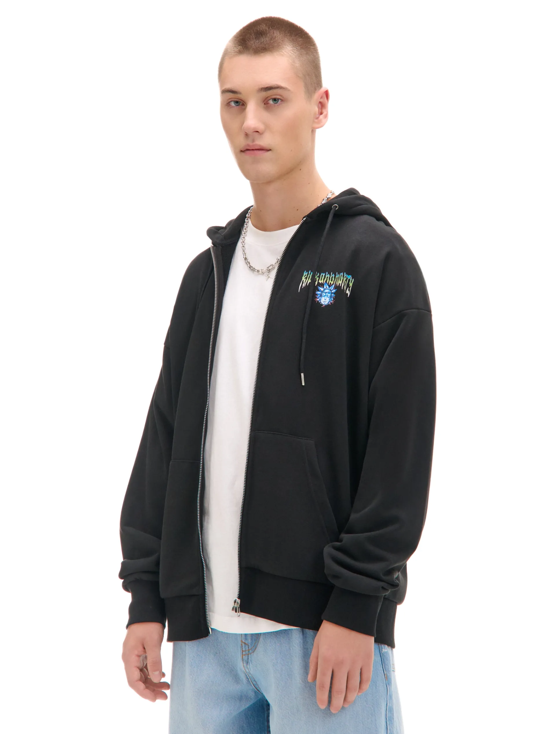 Cropp Bluzy*Rozpinana bluza z kapturem Rick i Morty