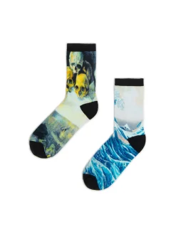 Cropp Skarpety, Rajstopy*Skarpety z nadrukiem znanych artystów