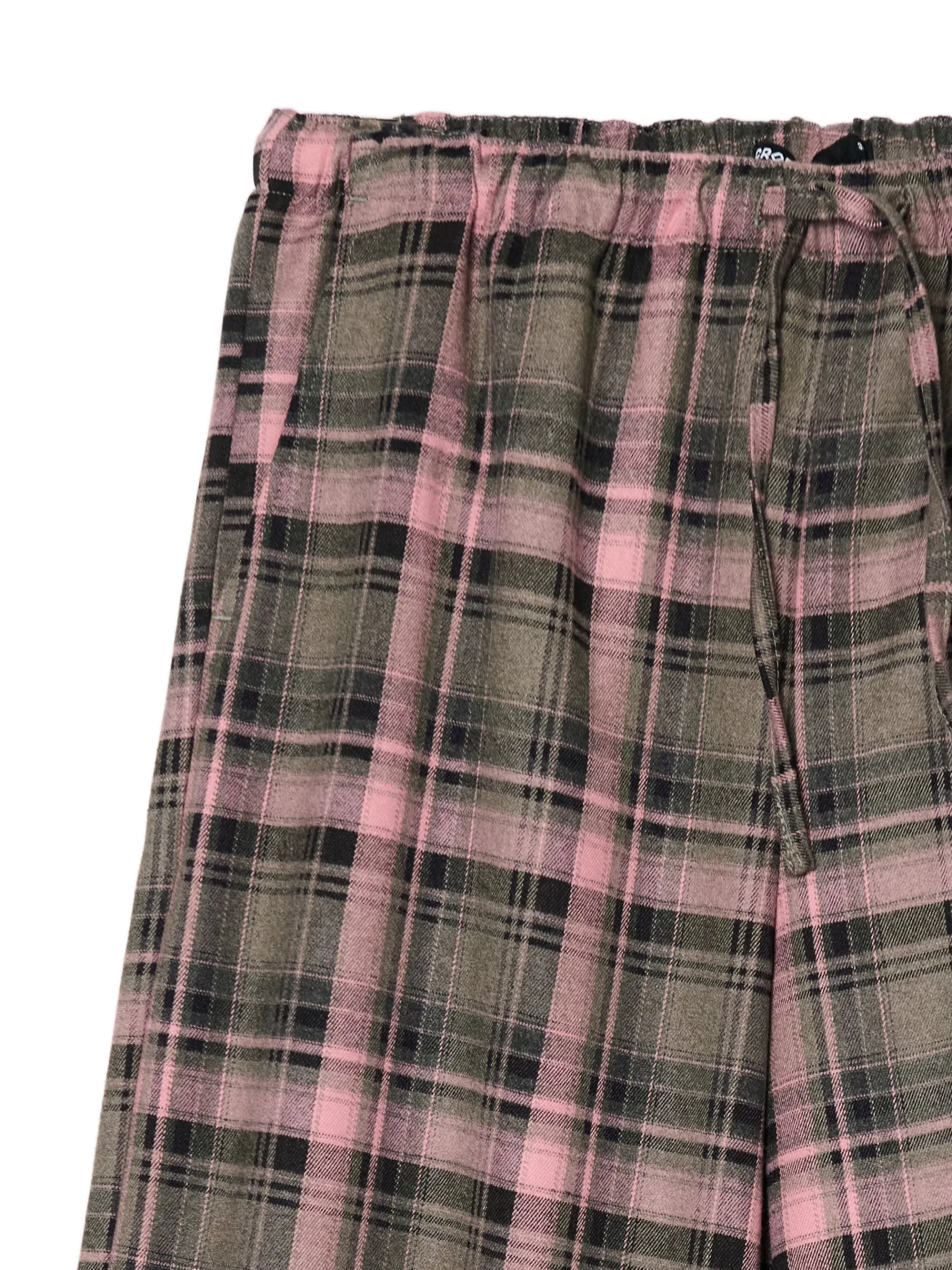 Cropp Spodnie*Spodnie baggy w kratę