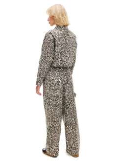 Cropp Spodnie|Sety*Spodnie baggy w panterkę