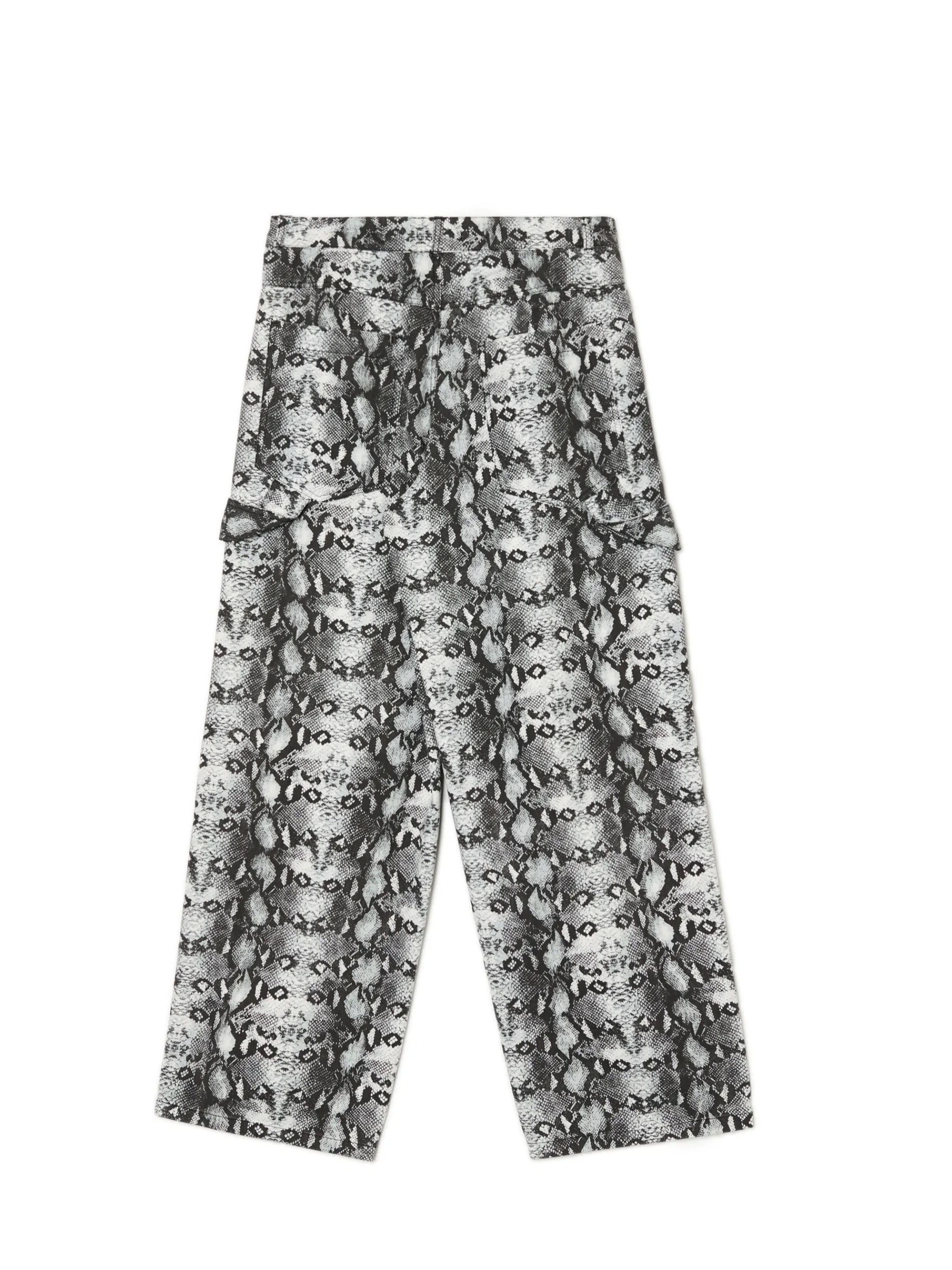Cropp Spodnie*Spodnie baggy z wężowym motywem