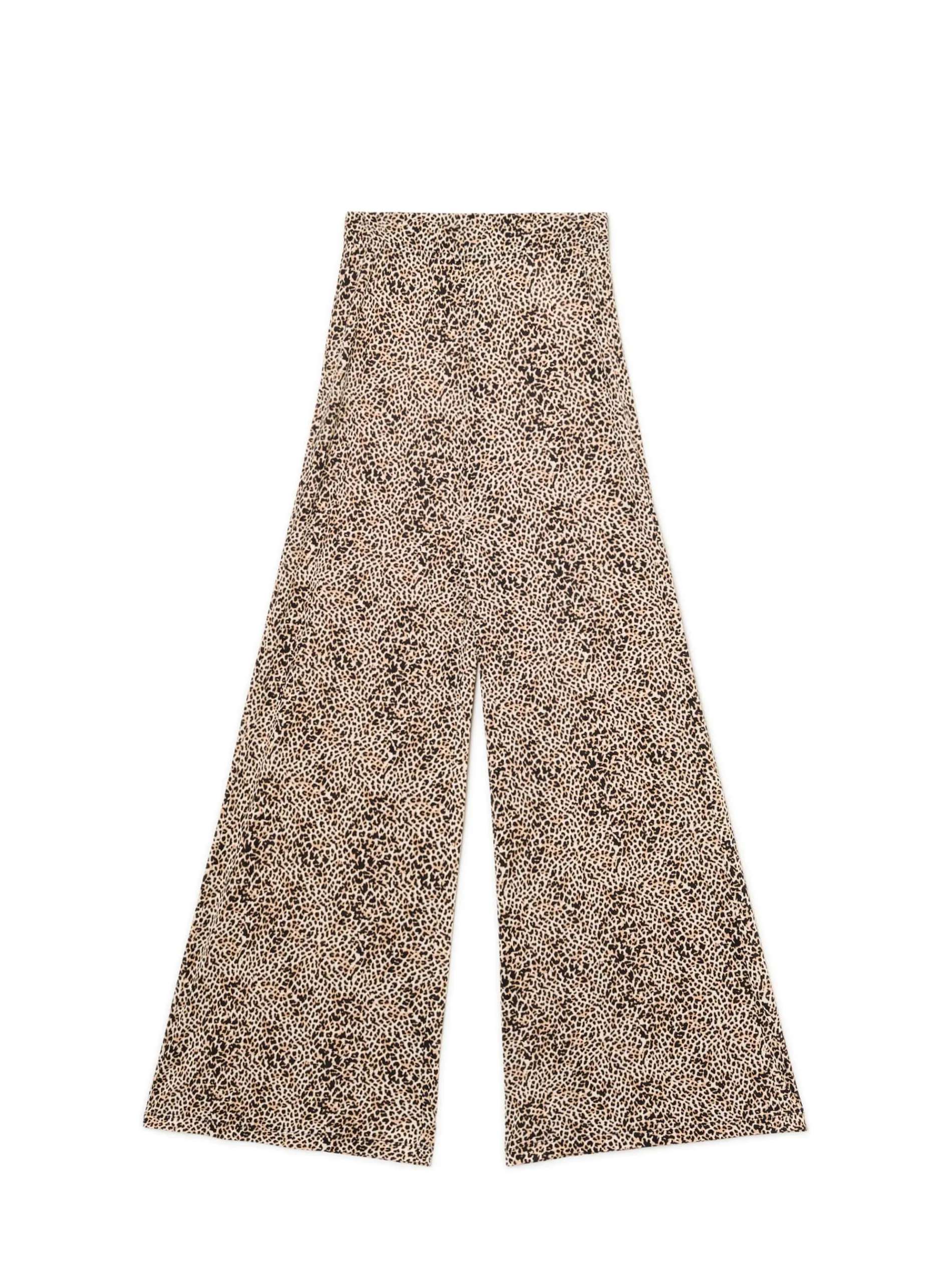 Cropp Spodnie*Spodnie flare w panterkę