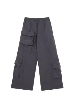 Cropp Spodnie*Spodnie parachute z kieszeniami cargo