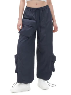 Cropp Spodnie*Spodnie parachute z kieszeniami cargo