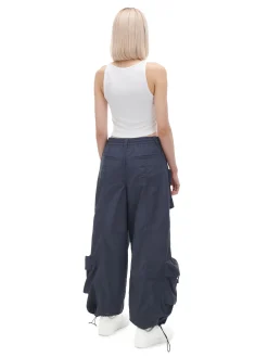 Cropp Spodnie*Spodnie parachute z kieszeniami cargo