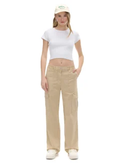 Cropp Spodnie*Spodnie straight z kieszeniami cargo