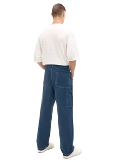 Cropp Baggy|Spodnie*Spodnie z białymi przeszyciami