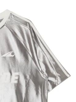 Cropp Unisex|Unisex*Srebrna koszulka z nadrukiem UNISEX