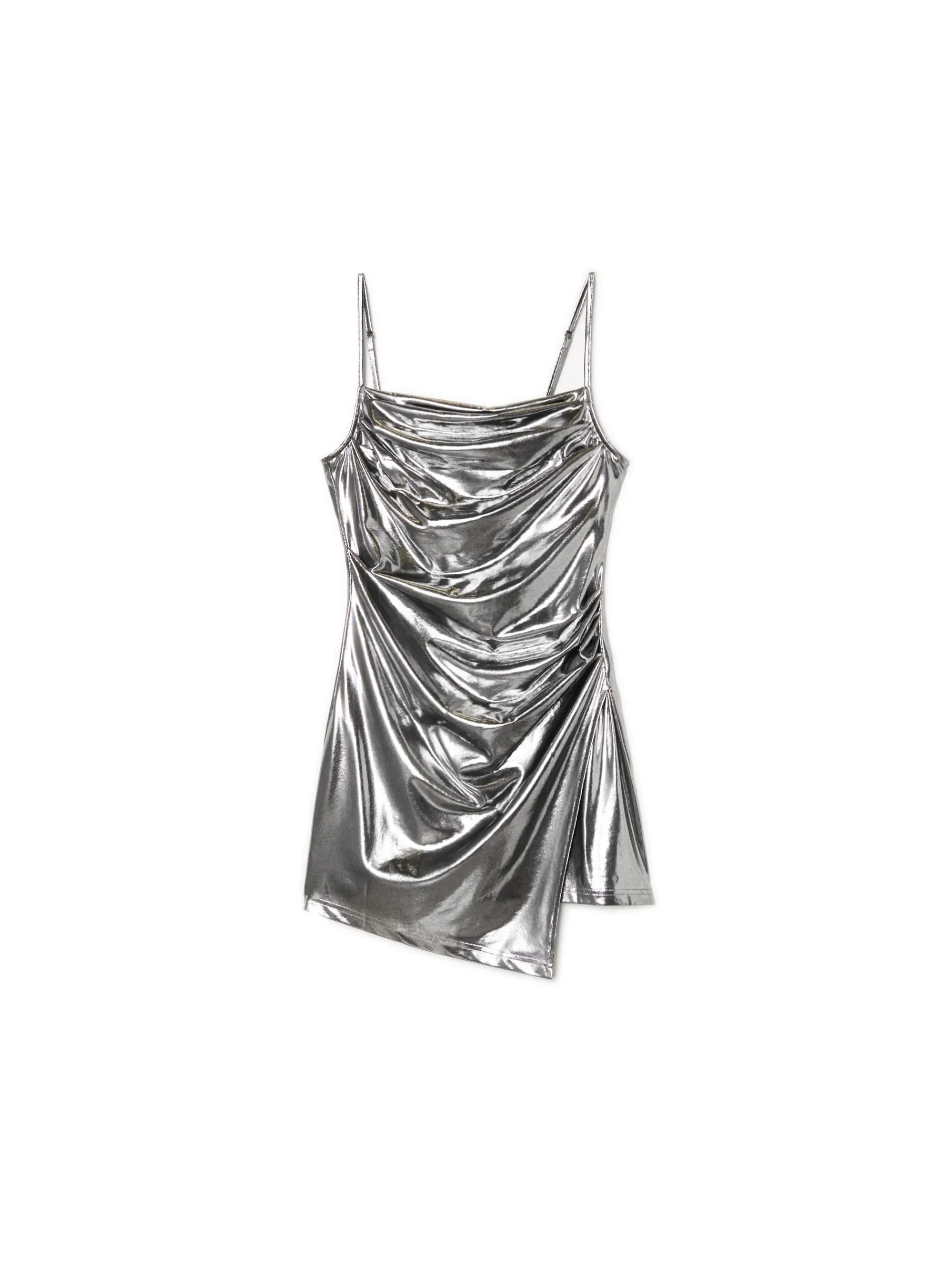 Cropp Sukienki, Kombinezony*Srebrna sukienka mini